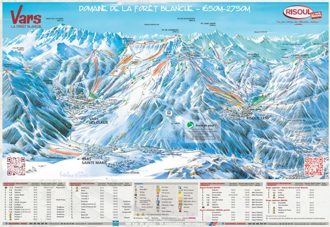 Appartamento Le Perce-Neige Centre Station Risoul Esterno foto
